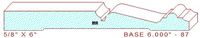 Baseboard 6" - 87 Baseboard 6" - 87