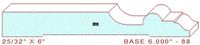 Baseboard 6" - 88 Baseboard 6" - 88