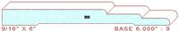 Baseboard 6" - 9 Baseboard 6" - 9