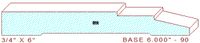 Baseboard 6" - 90 Baseboard 6" - 90