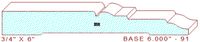 Baseboard 6" - 91 Baseboard 6" - 91