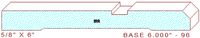 Baseboard 6" - 96 Baseboard 6" - 96