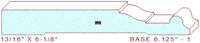 Baseboard 6-1/8" - 1 Baseboard 6-1/8" - 1