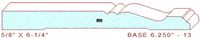 Baseboard 6-1/4" - 13 Baseboard 6-1/4" - 13