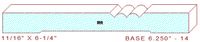 Baseboard 6-1/4" - 14 Baseboard 6-1/4" - 14