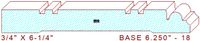Baseboard 6-1/4" - 18 Baseboard 6-1/4" - 18