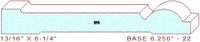 Baseboard 6-1/4" - 22 Baseboard 6-1/4" - 22