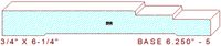 Baseboard 6-1/4" - 5 Baseboard 6-1/4" - 5