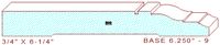 Baseboard 6-1/4" - 9 Baseboard 6-1/4" - 9