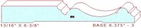 Baseboard 6-3/8" - 3 Baseboard 6-3/8" - 3