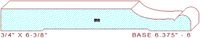 Baseboard 6-3/8" - 6 Baseboard 6-3/8" - 6