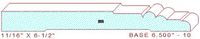 Baseboard 6-1/2" - 10 Baseboard 6-1/2" - 10