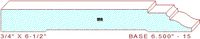 Baseboard 6-1/2" - 15 Baseboard 6-1/2" - 15