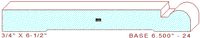Baseboard 6-1/2" - 24 Baseboard 6-1/2" - 24
