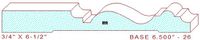 Baseboard 6-1/2" - 26 Baseboard 6-1/2" - 26