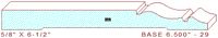 Baseboard 6-1/2" - 29 Baseboard 6-1/2" - 29