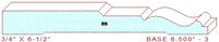 Baseboard 6-1/2" - 3 Baseboard 6-1/2" - 3