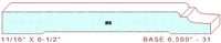 Baseboard 6-1/2" - 31 Baseboard 6-1/2" - 31