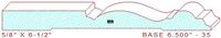 Baseboard 6-1/2" - 35 Baseboard 6-1/2" - 35
