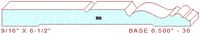 Baseboard 6-1/2" - 36 Baseboard 6-1/2" - 36