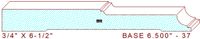 Baseboard 6-1/2" - 37 Baseboard 6-1/2" - 37