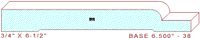 Baseboard 6-1/2" - 38 Baseboard 6-1/2" - 38