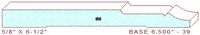Baseboard 6-1/2" - 39 Baseboard 6-1/2" - 39
