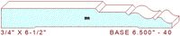 Baseboard 6-1/2" - 40 Baseboard 6-1/2" - 40