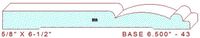 Baseboard 6-1/2" - 43 Baseboard 6-1/2" - 43