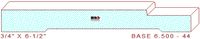 Baseboard 6-1/2" - 44 Baseboard 6-1/2" - 44