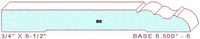 Baseboard 6-1/2" - 6 Baseboard 6-1/2" - 6