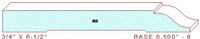 Baseboard 6-1/2" - 8 Baseboard 6-1/2" - 8