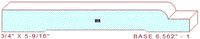 Baseboard 6-9/16" - 1 Baseboard 6-9/16" - 1