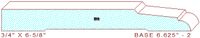 Baseboard 6-5/8" - 2 Baseboard 6-5/8" - 2