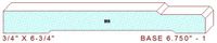 Baseboard 6-3/4" - 1 Baseboard 6-3/4" - 1