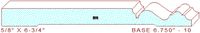 Baseboard 6-3/4" - 10 Baseboard 6-3/4" - 10