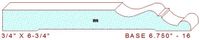 Baseboard 6-3/4" - 16 Baseboard 6-3/4" - 16