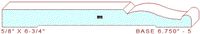 Baseboard 6-3/4" - 5 Baseboard 6-3/4" - 5