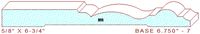 Baseboard 6-3/4" - 7 Baseboard 6-3/4" - 7