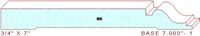 Baseboard 7" - 1 Baseboard 7" - 1