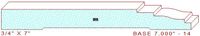 Baseboard 7" - 14 Baseboard 7" - 14