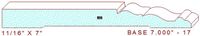 Baseboard 7" - 17 Baseboard 7" - 17