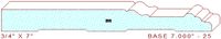 Baseboard 7" - 25 Baseboard 7" - 25