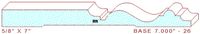 Baseboard 7" - 26 Baseboard 7" - 26