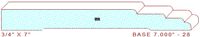 Baseboard 7" - 28 Baseboard 7" - 28
