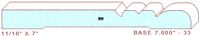 Baseboard 7" - 33 Baseboard 7" - 33