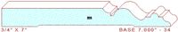 Baseboard 7" - 34 Baseboard 7" - 34