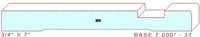 Baseboard 7" - 37 Baseboard 7" - 37
