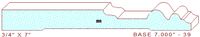 Baseboard 7" - 39 Baseboard 7" - 39