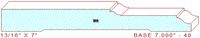 Baseboard 7" - 40 Baseboard 7" - 40